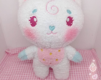 Icecream the cat plush kawaii soft kitten stuffed animal gift for her cutecore
