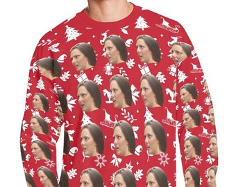 Custom Face Sweater Etsy