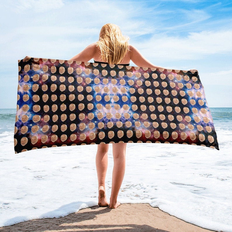 Custom Towel Face Photo Personalized Towel Put Your Face Etsy