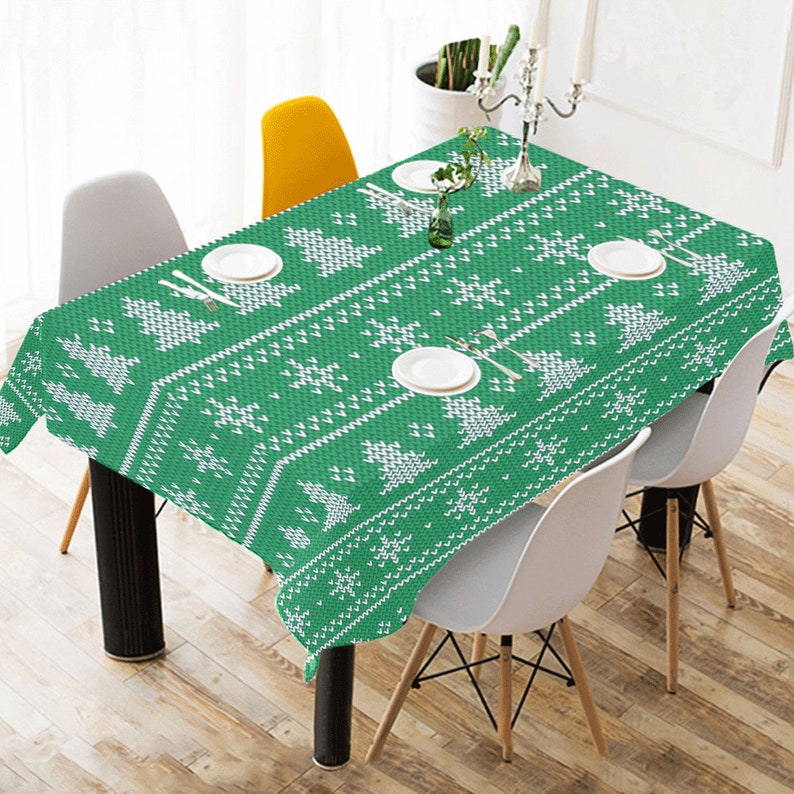 Custom Table Cloth Personalized Cotton Linen Tablecloth Etsy