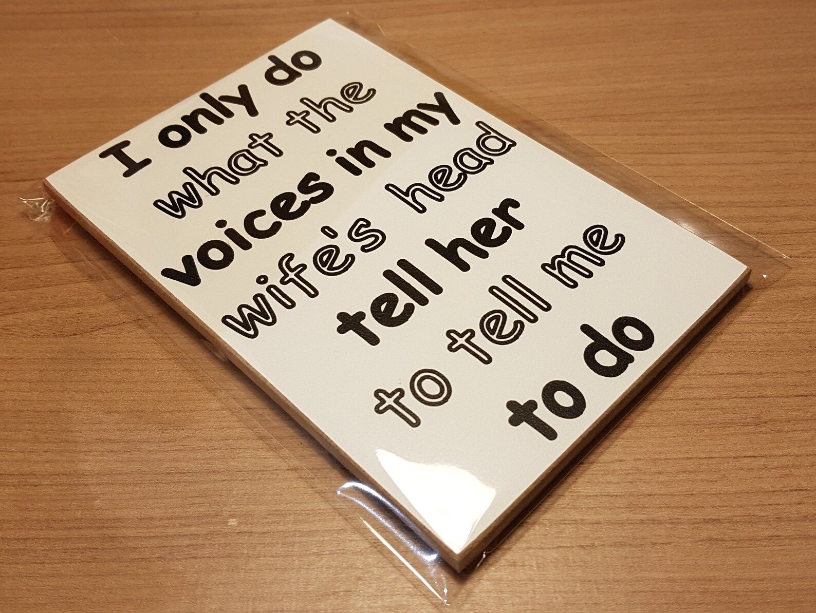 Funny Handmade Wooden Plaque 'I Only Do What the Etsy