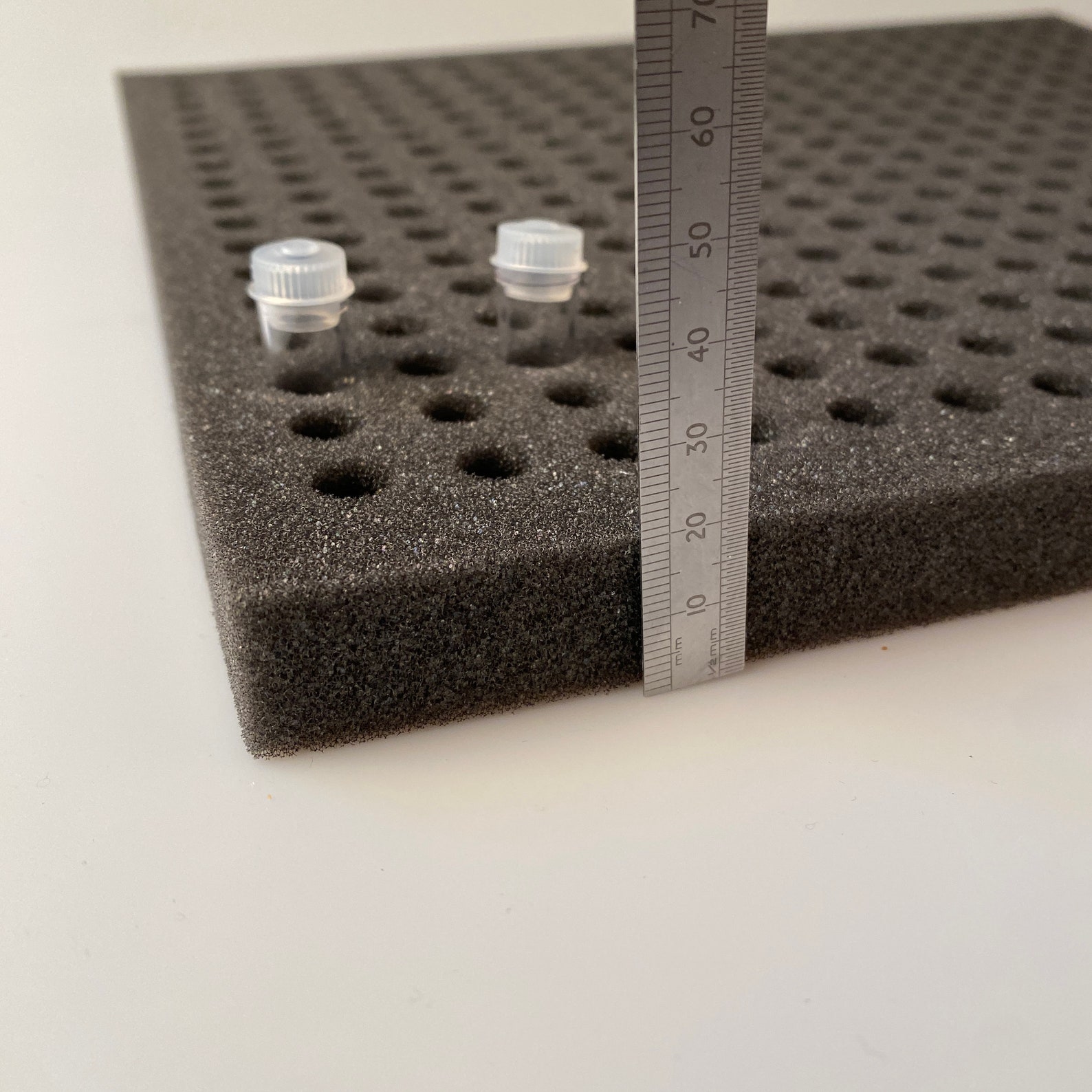 Storage Rack With Foam Foam Storage Rack, Ideal for Storing 1mm Vials or Anything Else Thats ...