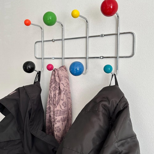 Sputnik Vintage Style Coat Hook / Rack - Metal With Atomic