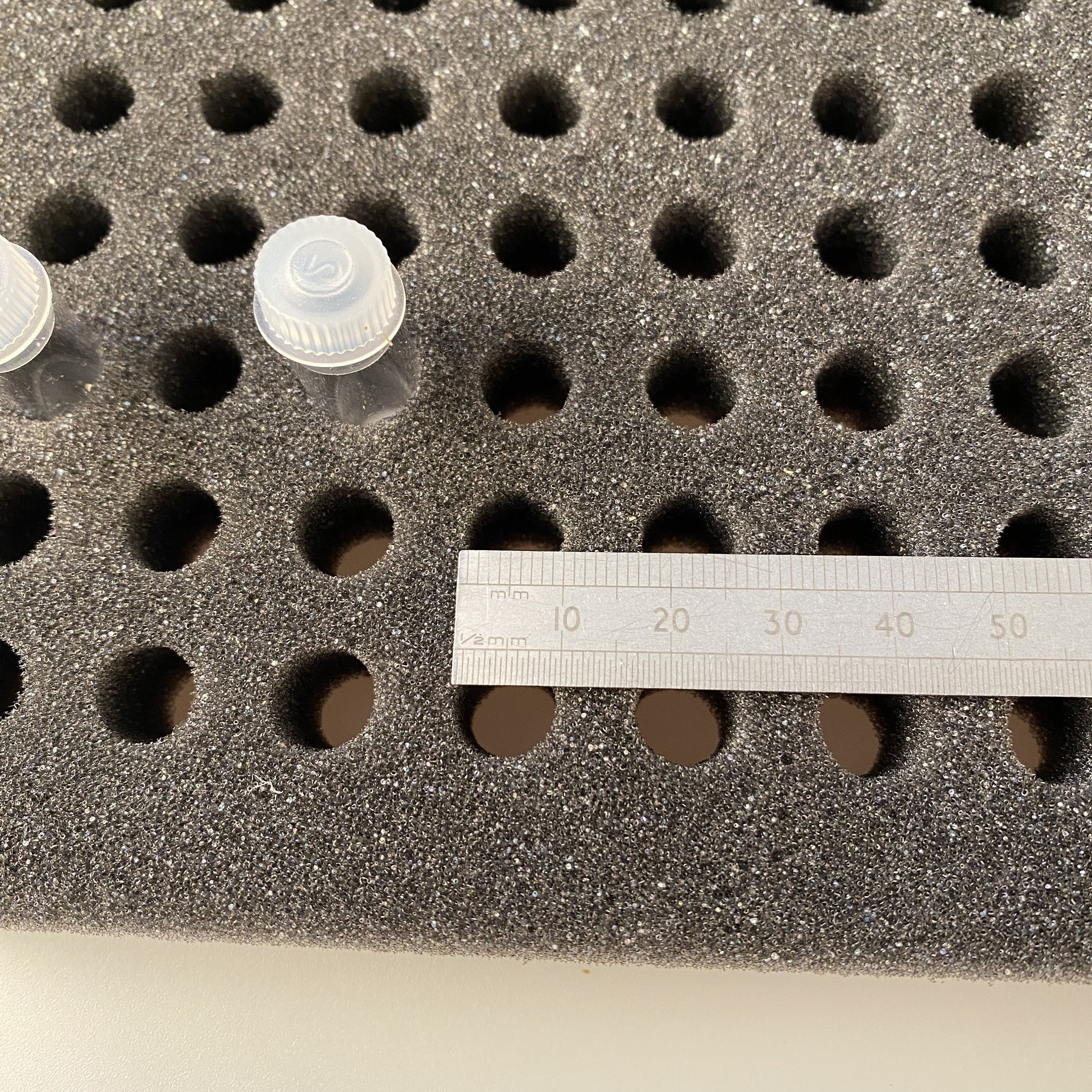 Storage Rack With Foam Foam Storage Rack, Ideal for Storing 1mm Vials or Anything Else Thats ...