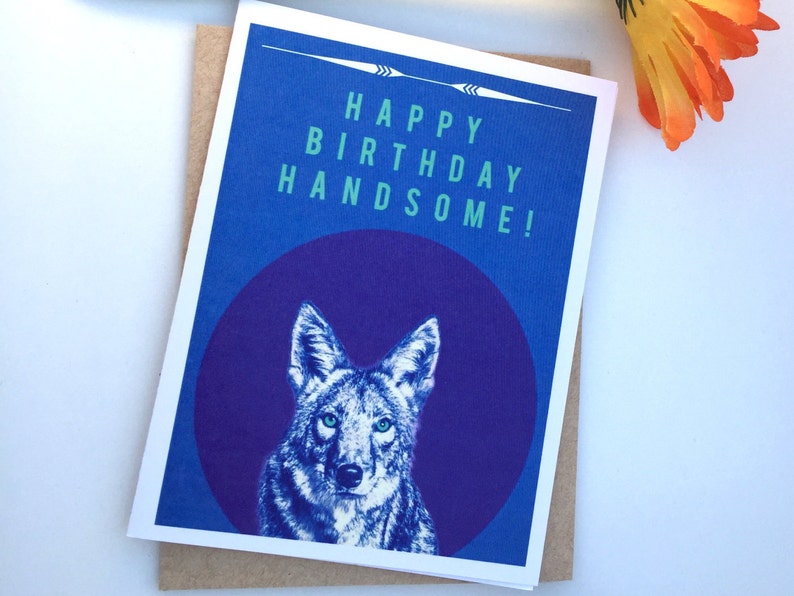 Yab Yum Happy Birthday Handsome Wolf Greeting Card Cards for Her Cards for Him Just Because Cards Birthday B Day Yab Yum Happy Birthday Handsome Wolf Greeting Card Cards for Her Cards for Him Just Because Cards Birthday B Day