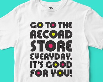 Vinyl Lover Graphic T Shirt