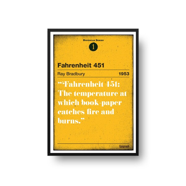 Fahrenheit 451 Etsy UK