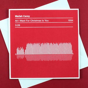 Mariah Carey, All I Want For Christmas Is You, biglietto di auguri di Natale