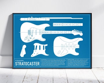 Serigrafia per chitarra Fender Stratocaster A2