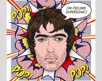 Rare vintage 1994 Oasis 'Live Forever' poster - Etsy 日本