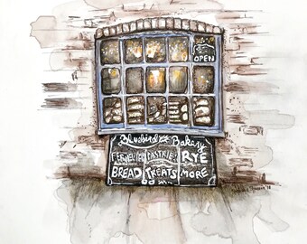 Bluebird Bakery Portrait
