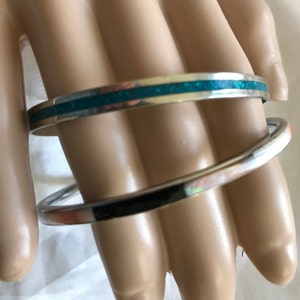 2 Inlay Armreifen Armbänder