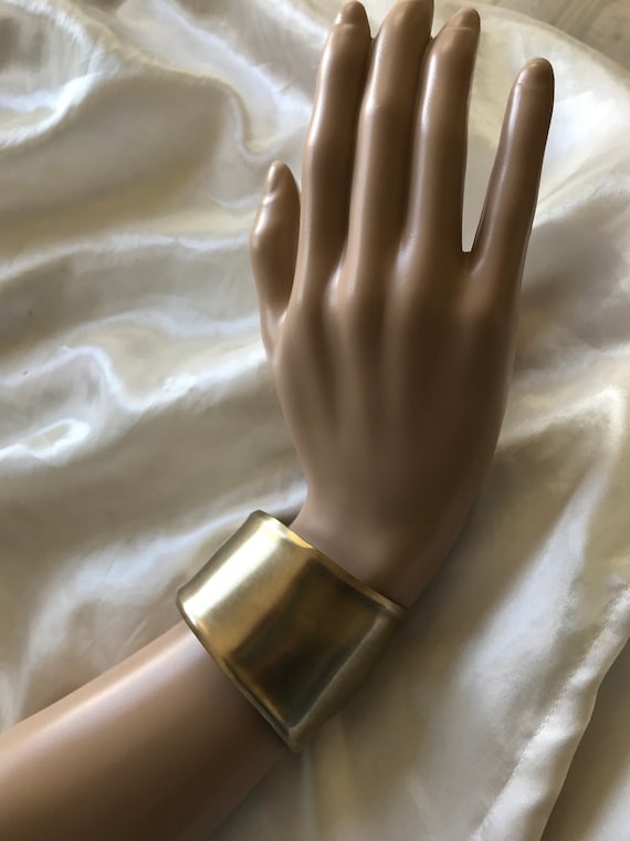 wide cuff bracelet circa 1990's - image 1