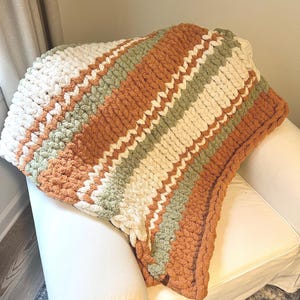 Handmade Chunky knit blanket