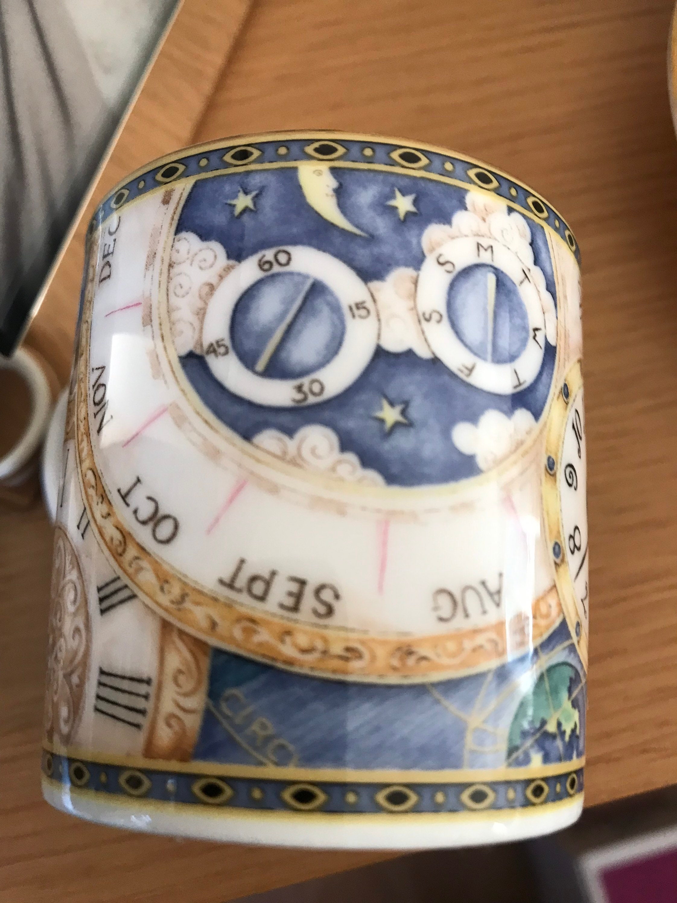 Royal Doulton Millennium 2000 Rare Coffee Espresso Cups and 