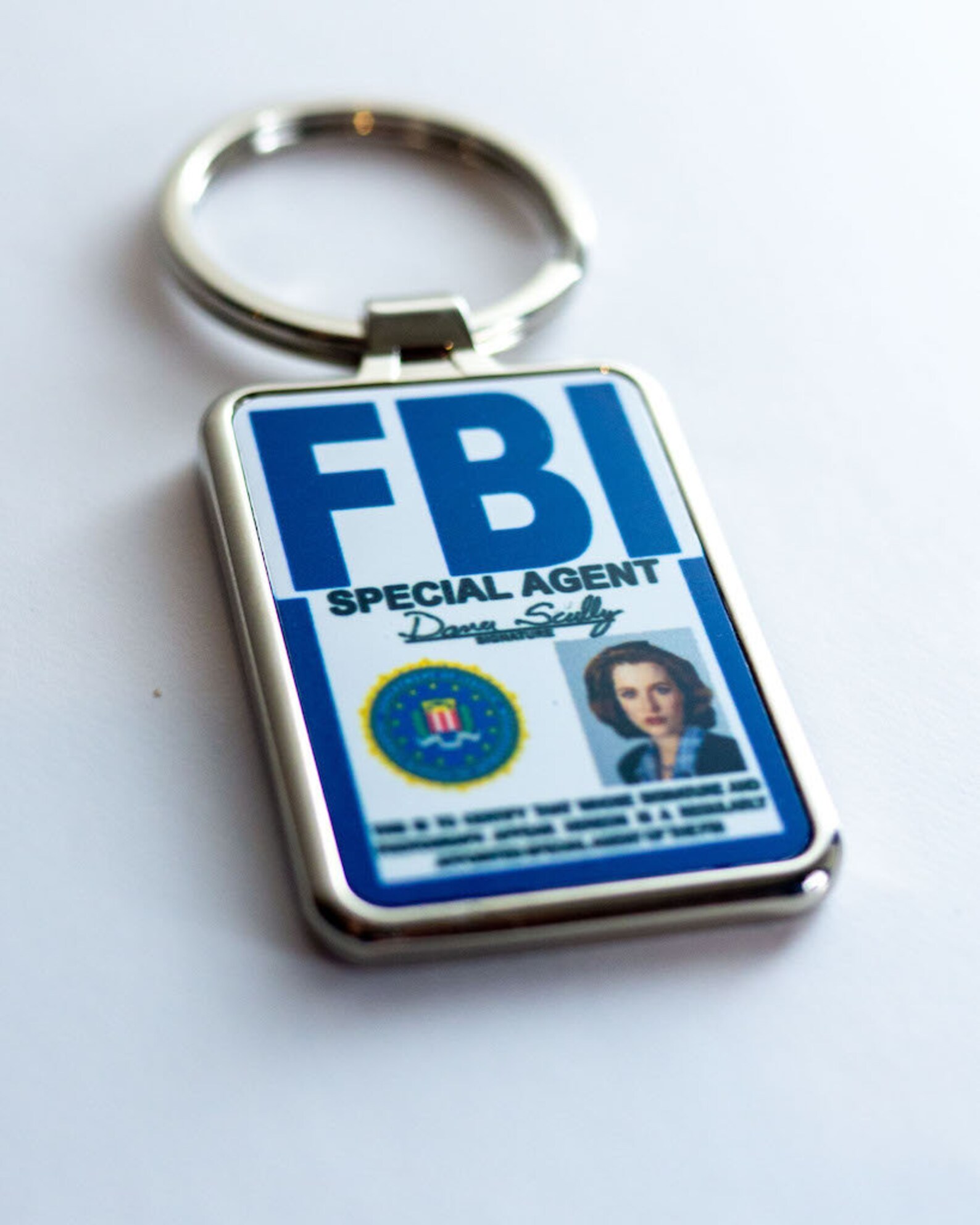 Dana Scully: FBI Badge Keychain | Etsy