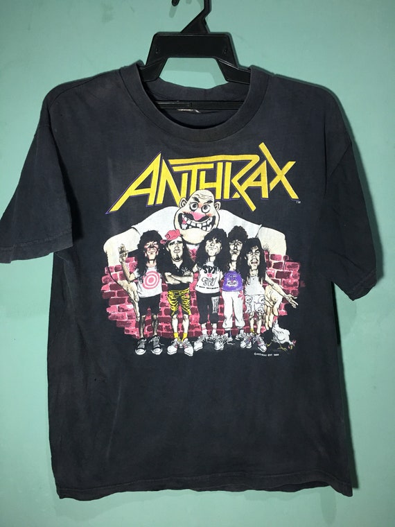 anthrax t shirts vintage