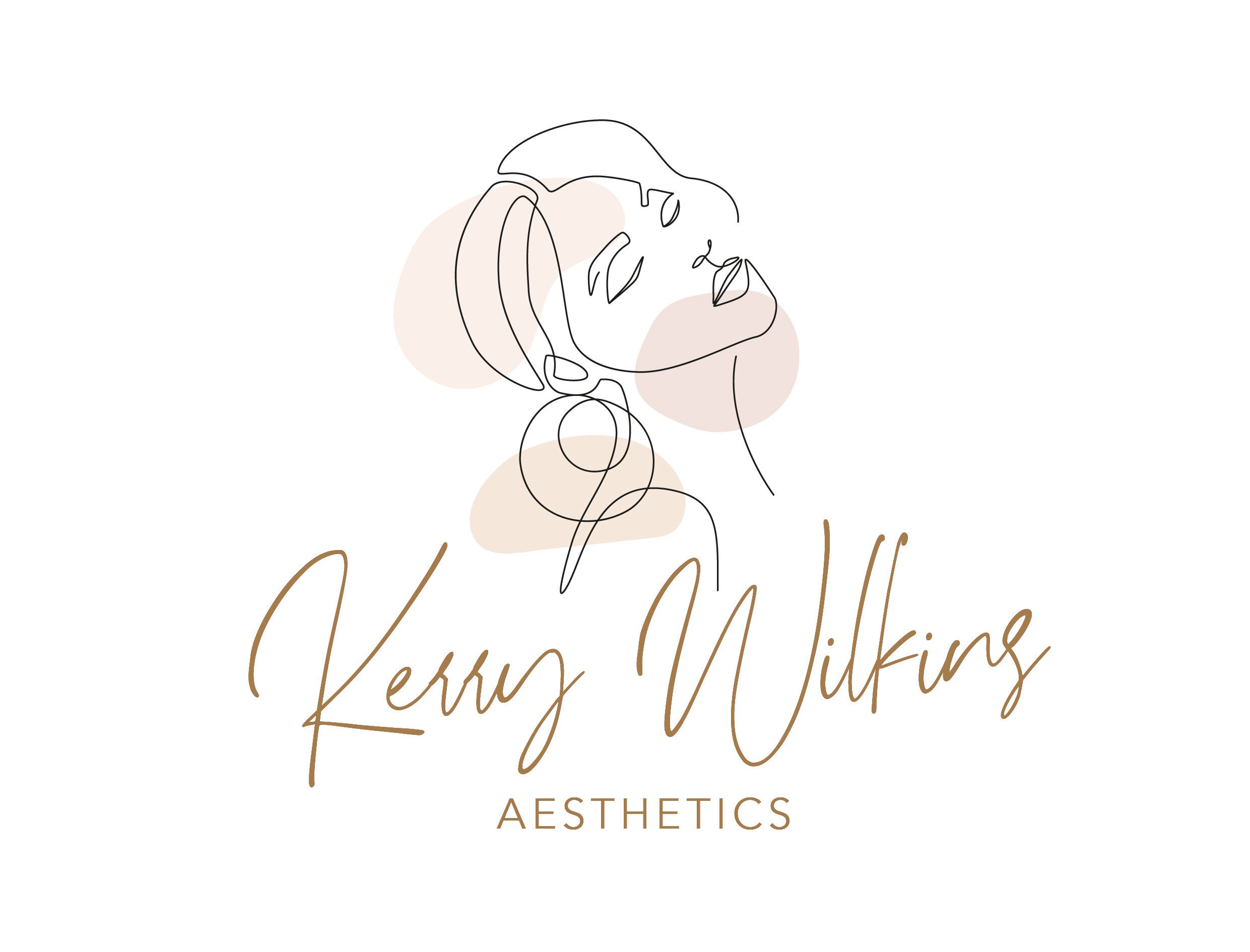 Logo Design and Branding Package Watercolour Logo Nude | Etsy