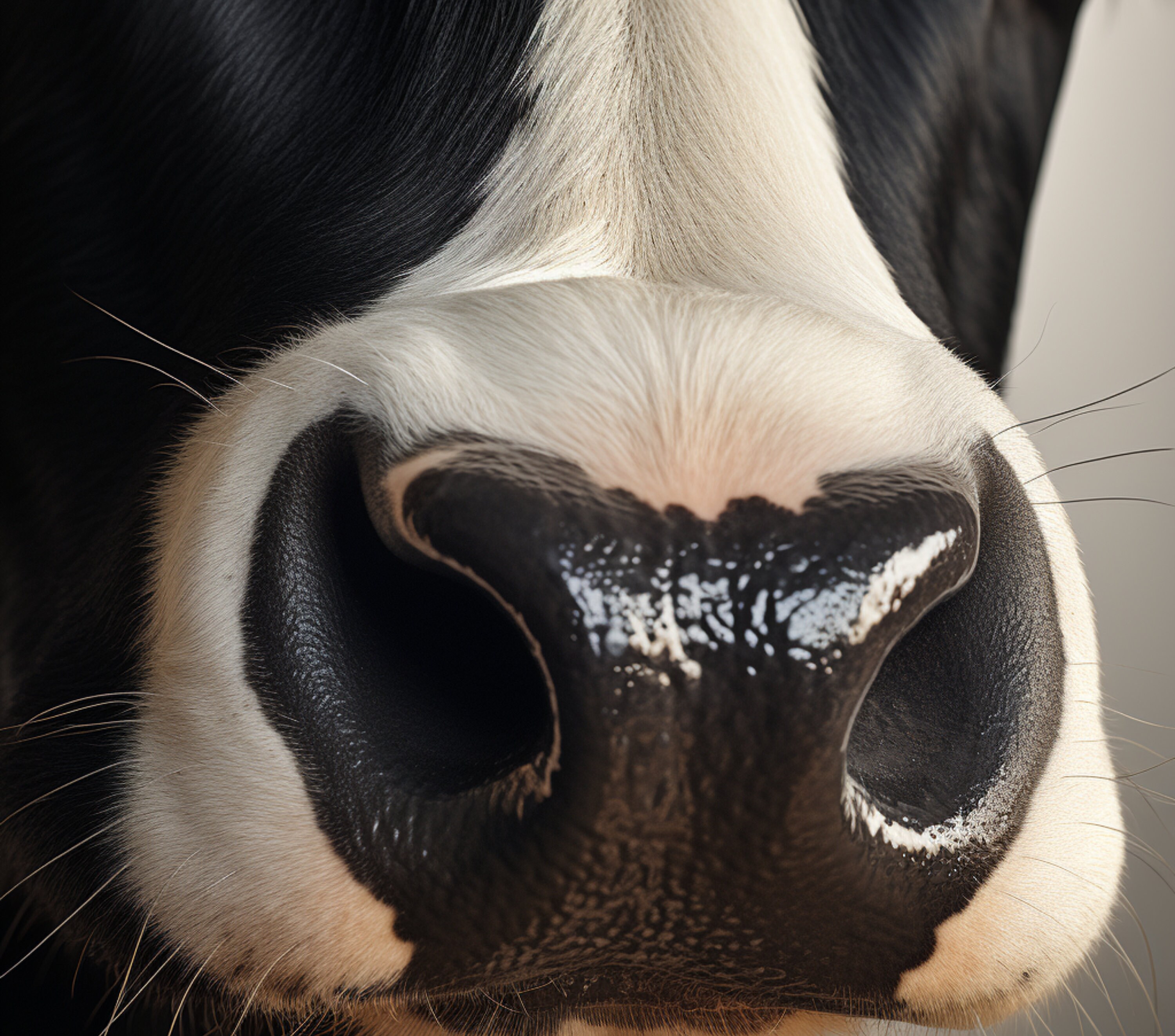 Holstein Dairy Cow Nose Close up Stainless Steel Hot or Cold Tumbler