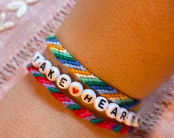 Candy Stripe Friendship Bracelet