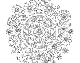9 Colouring In Sheets Voodoo Doll Style Emailed To You
