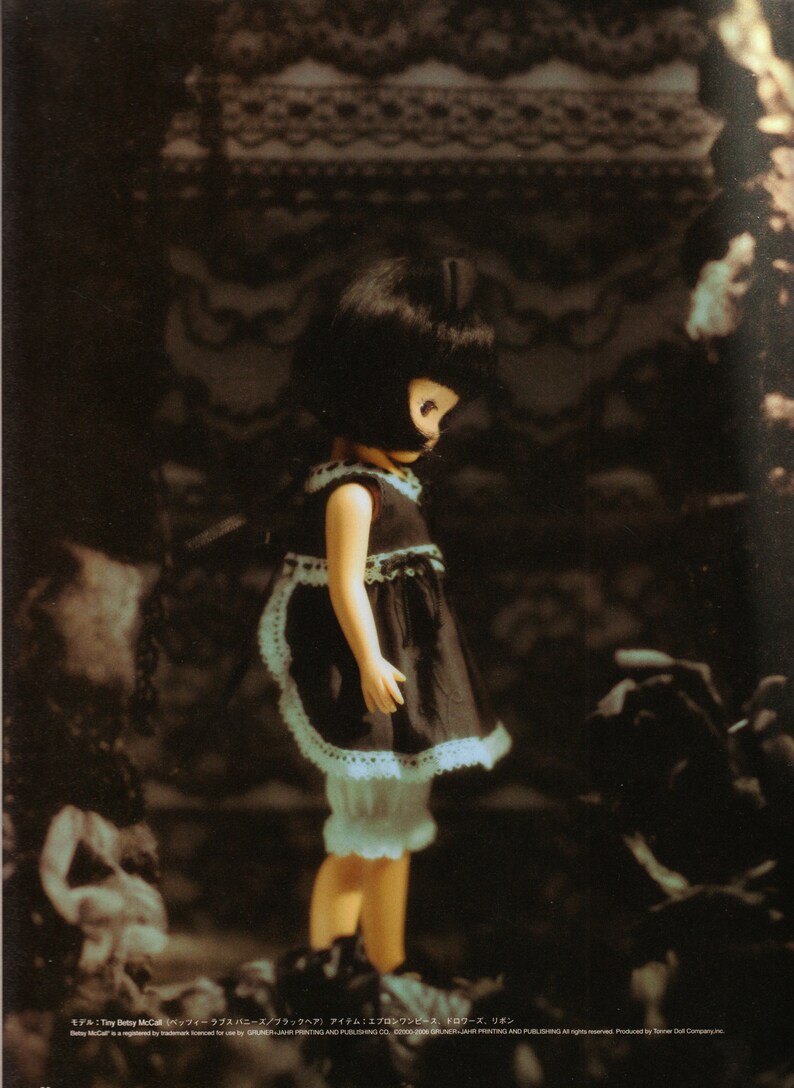 DCR3\\TB1 Tiny Betsy Doll E Pattern Japanese PDF Dress Bloomers