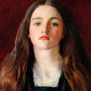John Everett Millais : Portrait of Sophie Gray 1857 Canvas - Etsy