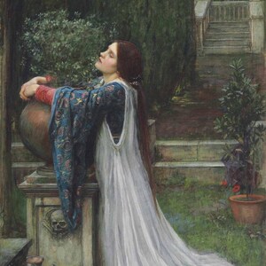 John William Waterhouse: Isabella y el pote de albahaca (1907) Impresión giclée sobre lienzo remasterizada digitalmente (D6040)