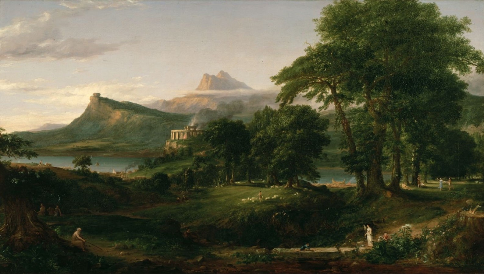 Thomas Cole The Course of the Empire 1836 COMPLETE SET Etsy