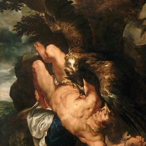 Peter Paul Rubens : Prometheus Bound (1611-12) Gallery Wrapped or Framed Giclee Wall Art Print Digitally Remastered (D6050)