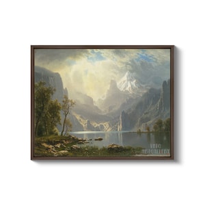 Albert Bierstadt : the Tahoe's Lake 1868 Canvas Gallery - Etsy