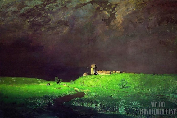 Arkhip Kuindzhi : After a Rain (1879) Canvas Gallery Wrapped or