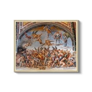 Luca Signorelli : the Damned Cast Into Hell (1499-1504) Canvas Gallery