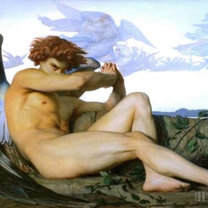 Alexandre Cabanel : Fallen Angel (1847) Canvas Gallery Wrapped or Framed Giclee Wall Art Print Digitally Remastered (D4060)