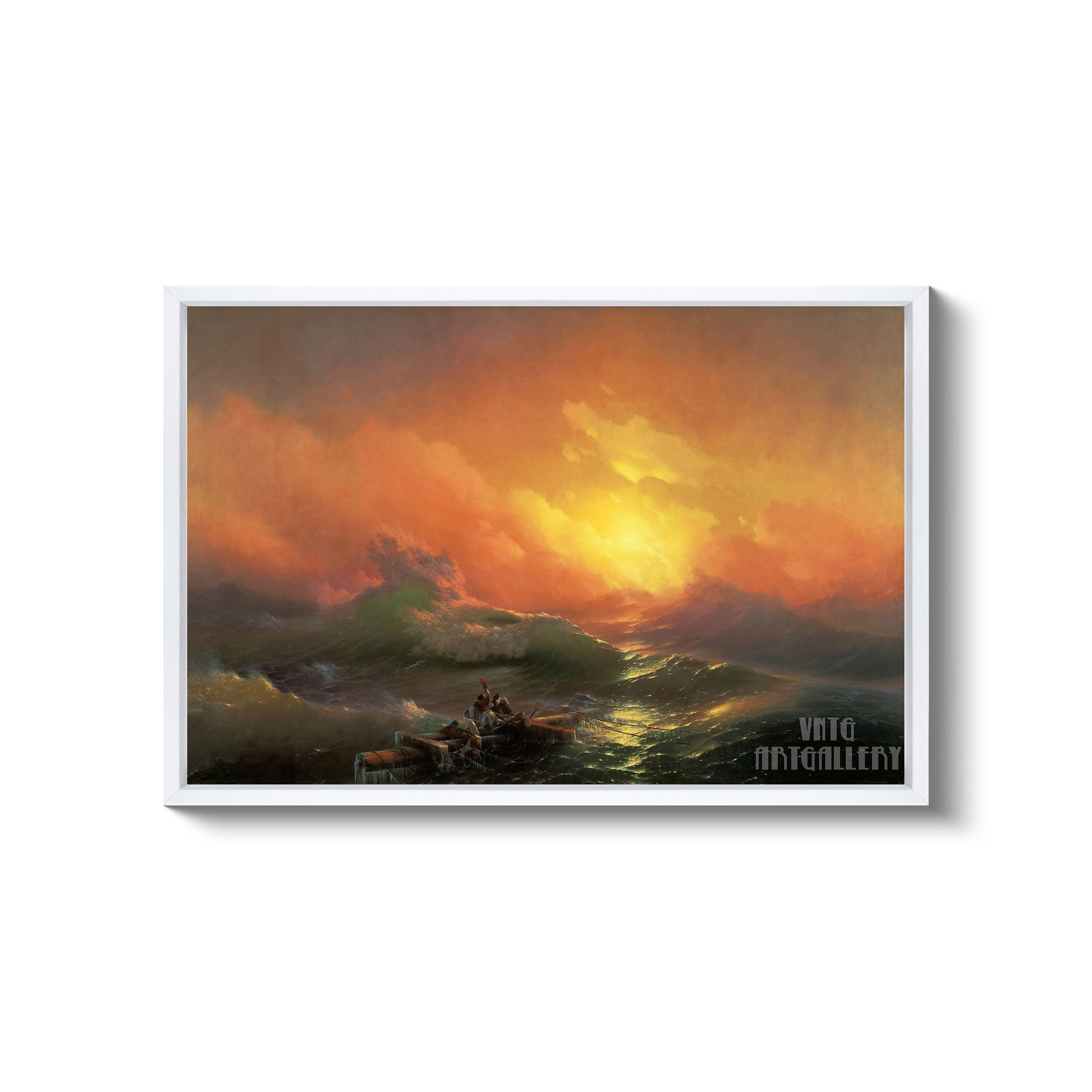 9th Wave Ivan Aivazovsky : the Ninth Wave (1850) Canvas Gallery Wrapped or ...