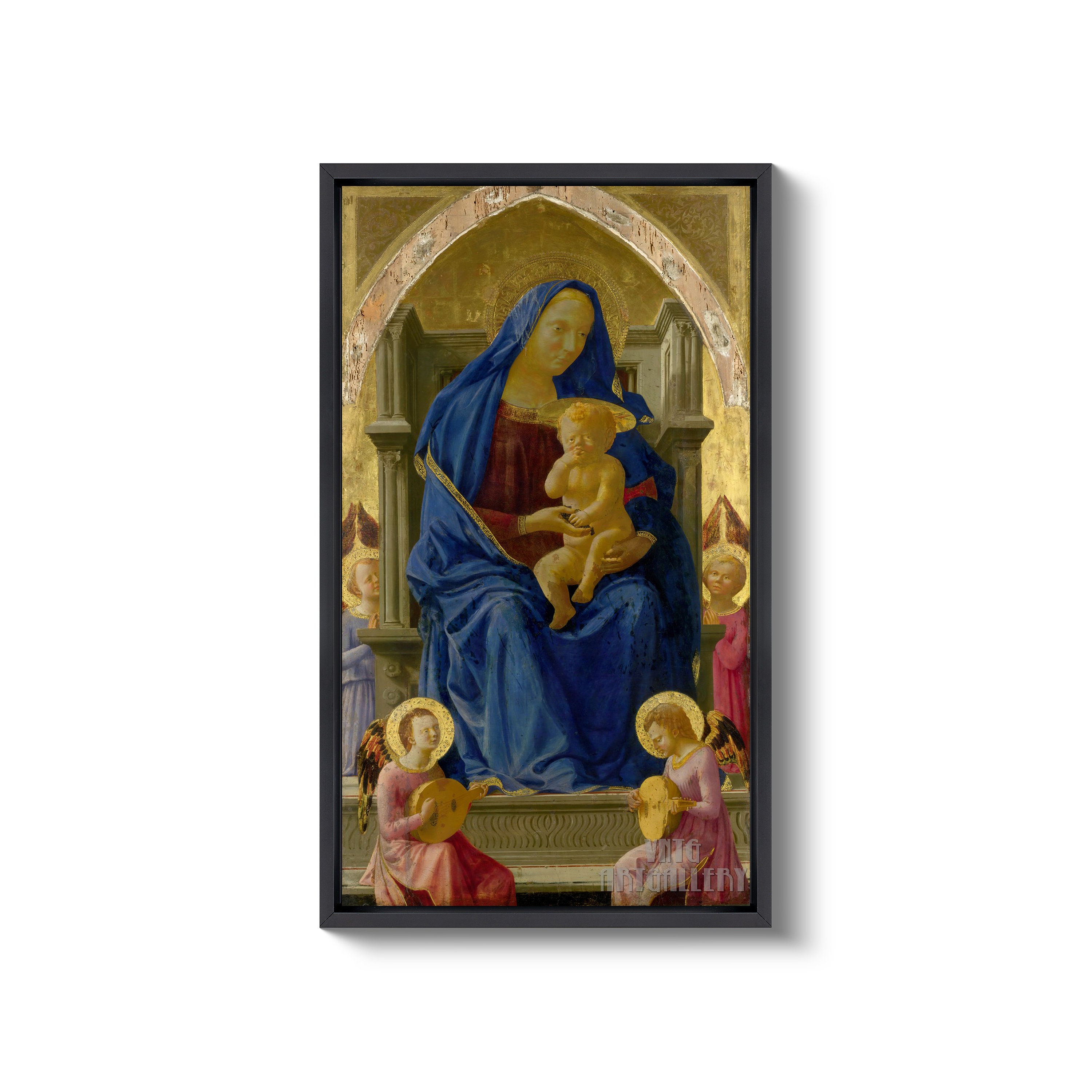 Masaccio : Madonna and Child 1426 Canvas Gallery Wrapped or - Etsy