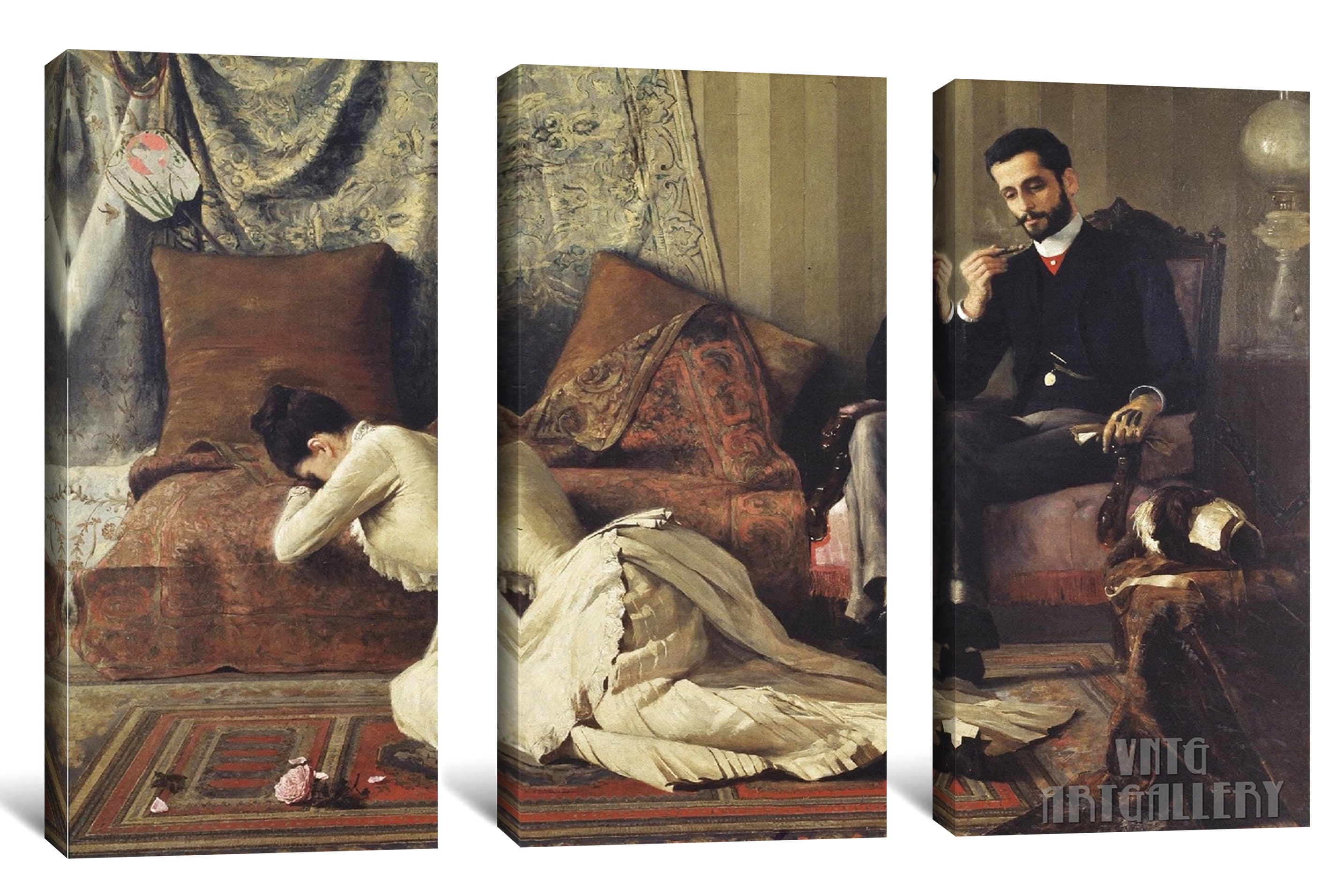 Arrufos Belmiro De Almeida : the Spat 1887 Canvas Gallery - Etsy