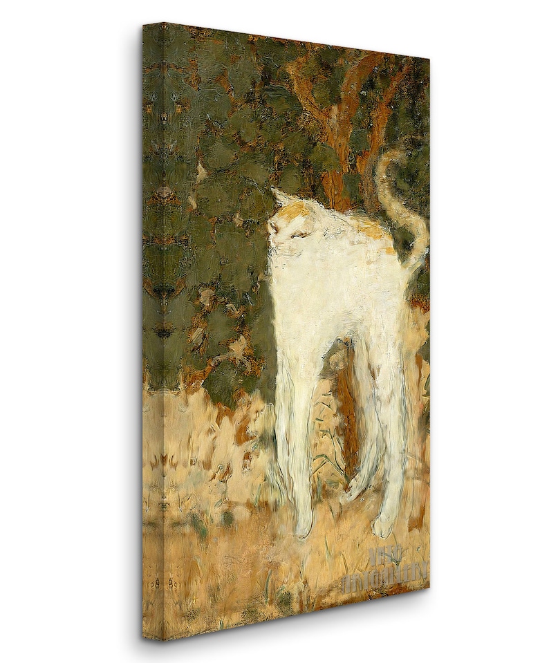 Pierre Bonnard the White Cat Le Chat Blanc 1894 Canvas Etsy