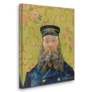 Vincent Van Gogh : the Postman joseph Roulin 1888 Canvas - Etsy