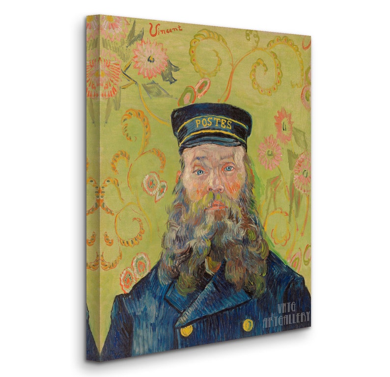 Vincent Van Gogh : the Postman joseph Roulin 1888 Canvas - Etsy