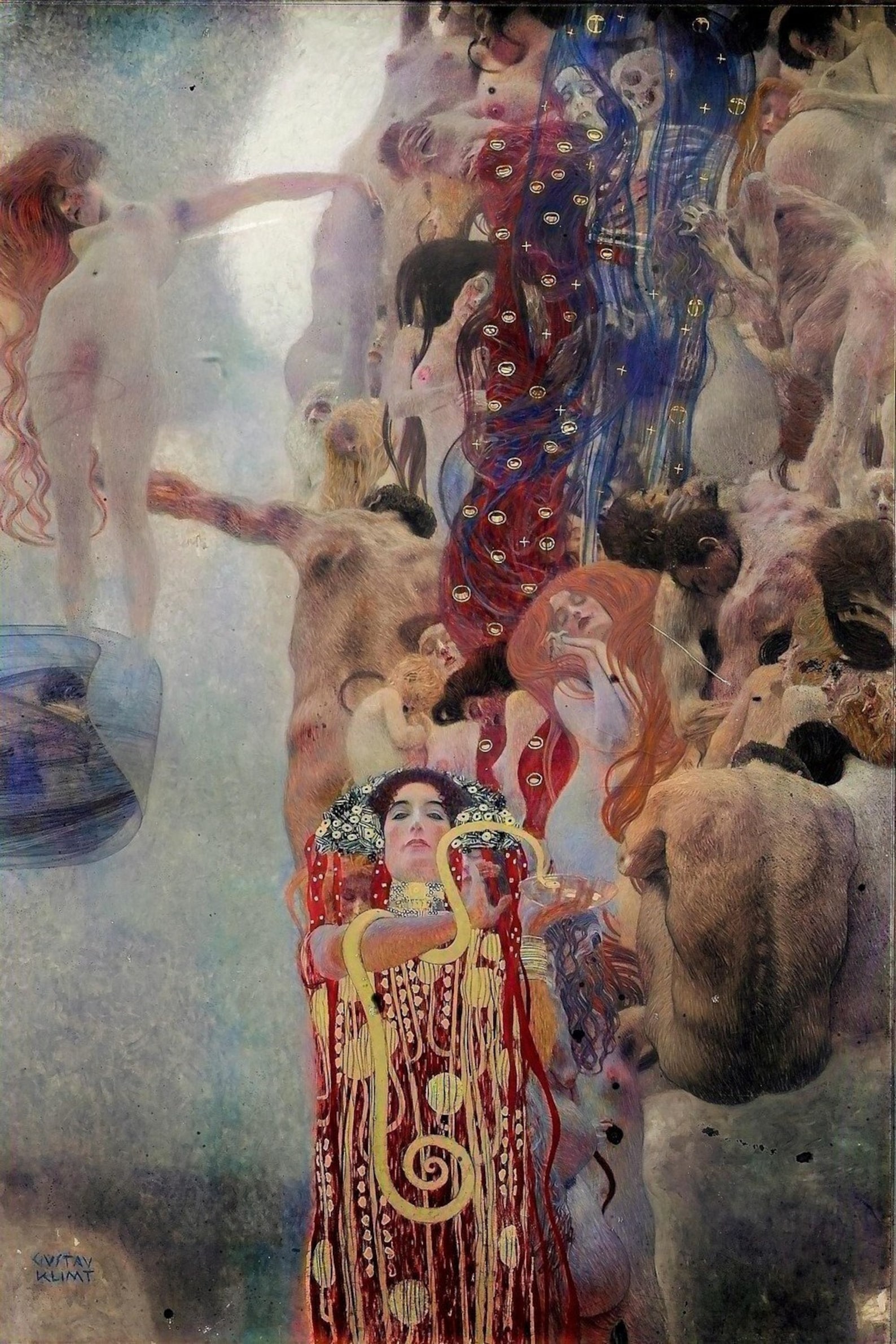 Gustav Klimt Medicine 1907 Canvas Gallery Wrapped Giclee - Etsy