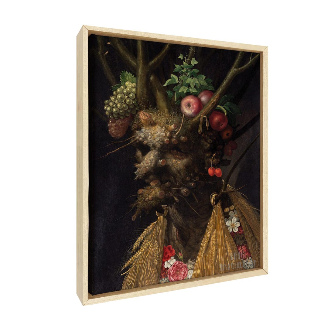 Giuseppe Arcimboldo : Four Seasons in One Head 1590 Canvas Gallery ...