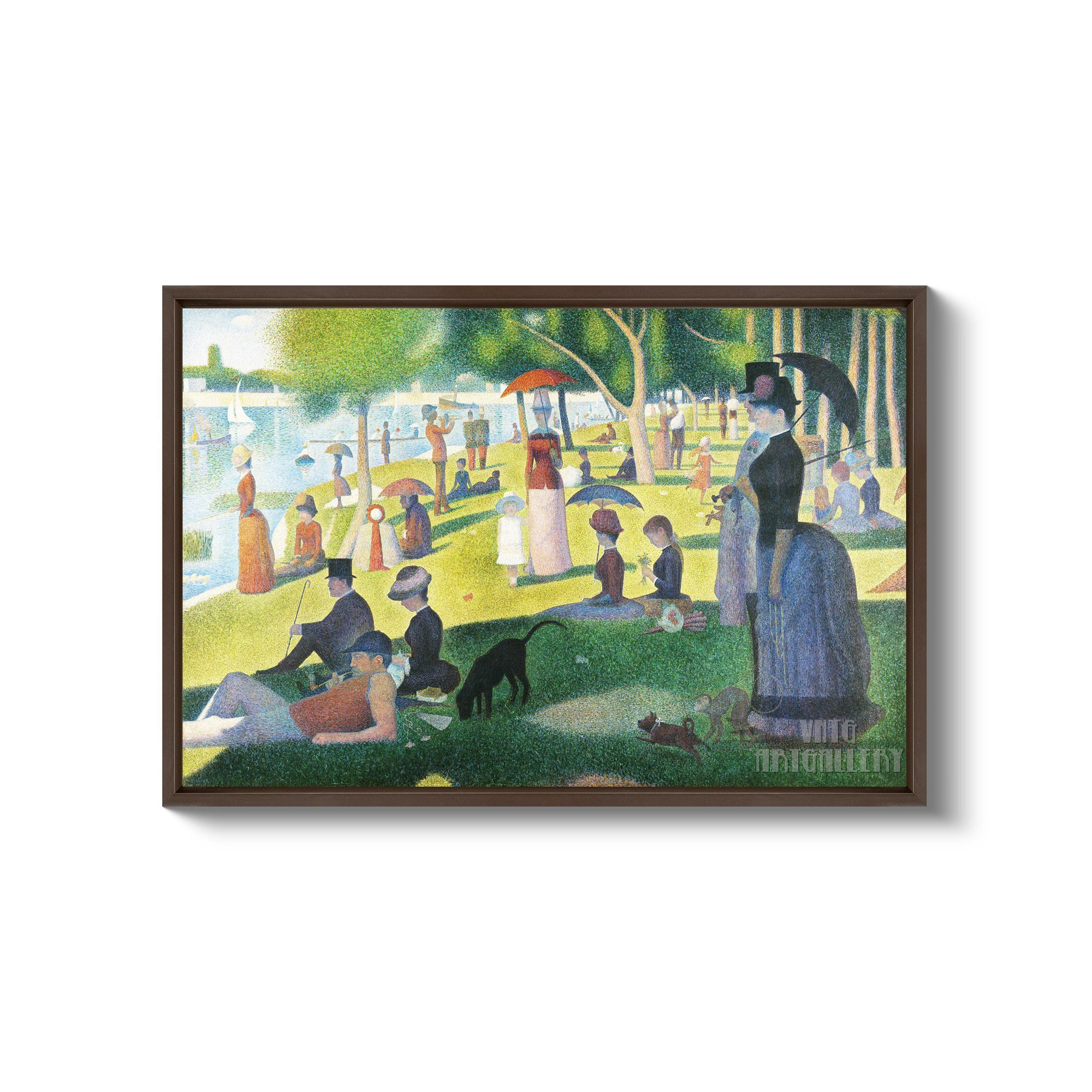 ジョルジュ・スーラ：グランド・ジャット島の日曜日の午後（1884年