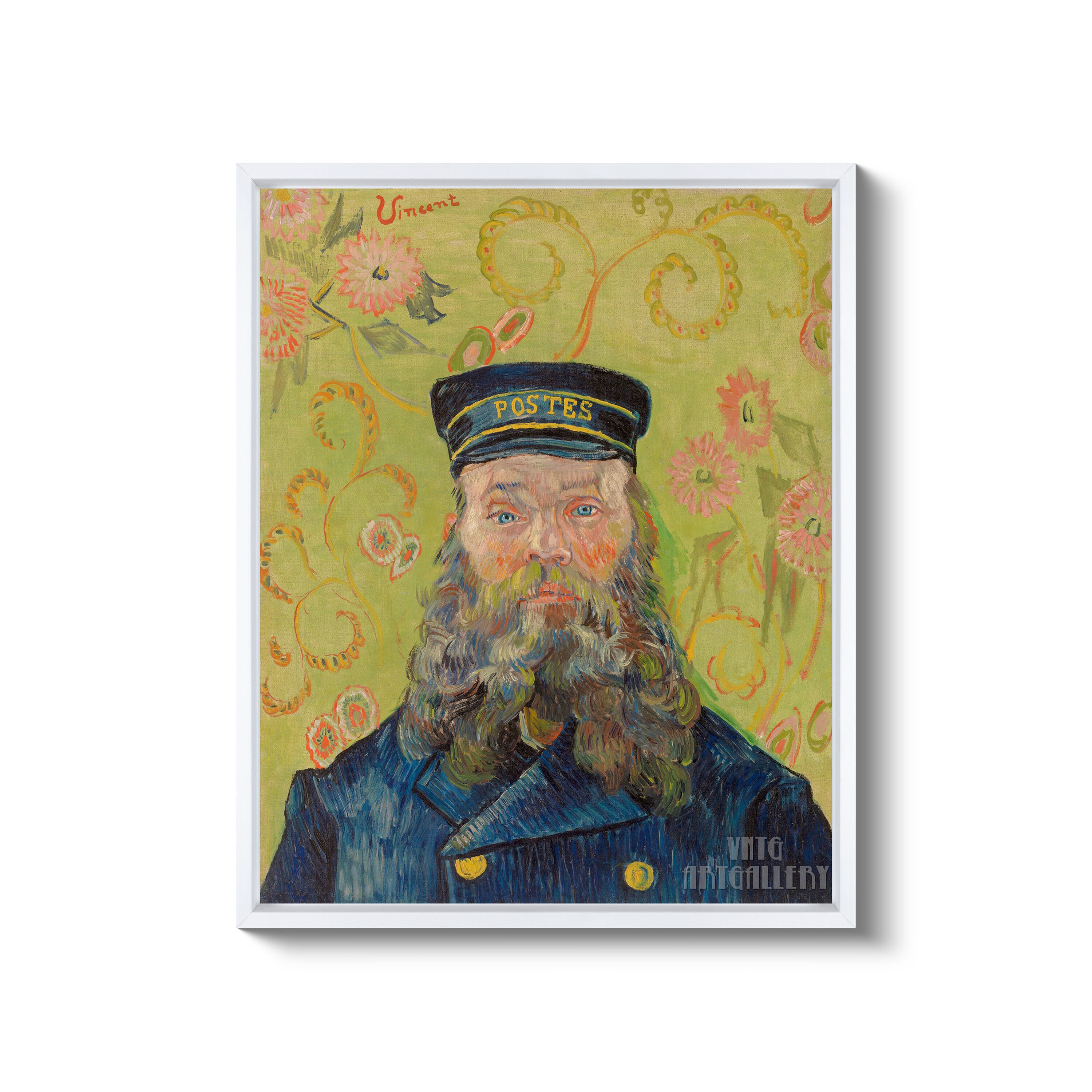 Vincent Van Gogh : the Postman joseph Roulin 1888 Canvas - Etsy