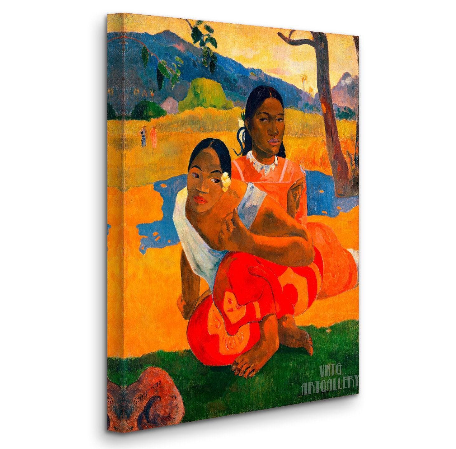 ポール・ゴーギャン、【ナフェア・フォア・イポイポ（いつ嫁ぐのか）】 Paul Gauguin（ポール ゴーギャン） ナフェア・ファア・イポイポ