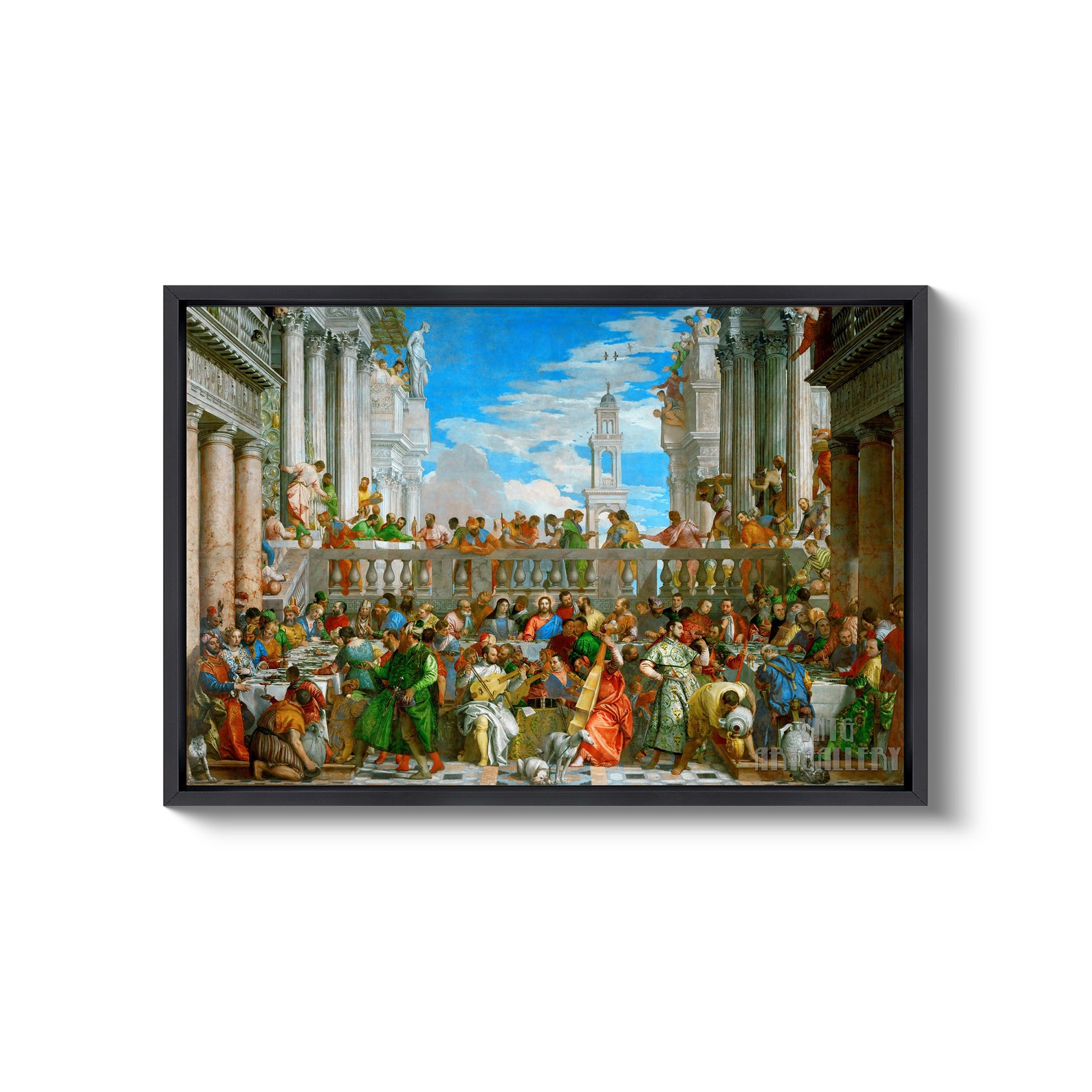 Paolo Veronese : the Wedding at Cana 1563 Canvas Gallery - Etsy