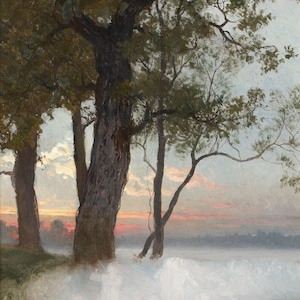 August Malmström : Älvaleken, a Study for the Dancing Fairies (1850) Canvas Gallery Wrapped Giclee Wall Art Print (D6040)