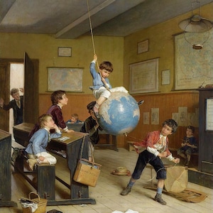 Andre Henri Dargelas: Le Tour Du Monde (c. 1860) Impresión de arte mural en lienzo envuelto o enmarcado remasterizado digitalmente (D6050)
