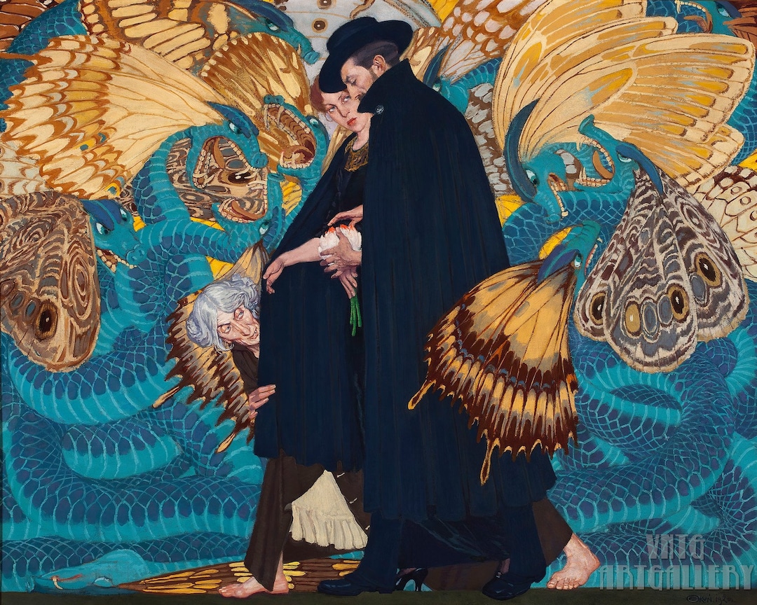 エドワード・オークン：戦争と私たち（1917年）キャンバスギャラリー