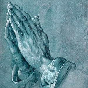 Albrecht Dürer : Praying Hands (1508) Canvas Gallery Wrapped or Framed Giclee Wall Art Print Digitally Remastered (D6040)